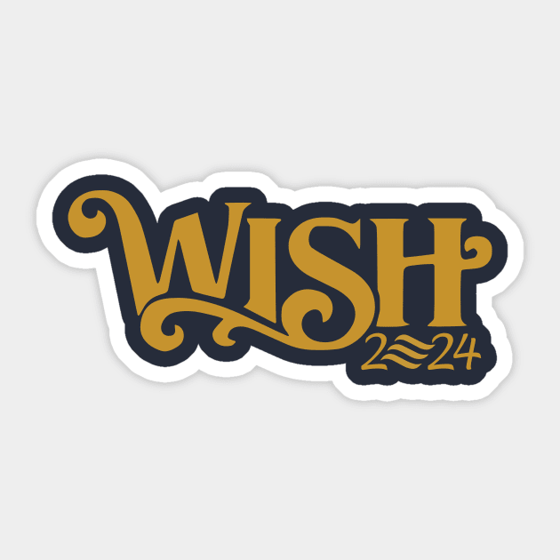 Wish Upon Waves 2024 Sticker by Wizarding Wands & Mickey Ears